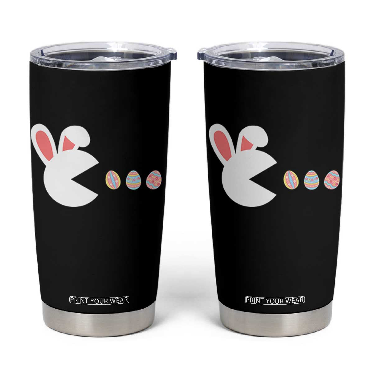 Funny Easter Tumbler Cup Bunny Gamer Egg Hunter TS14 Black Print Your Wear