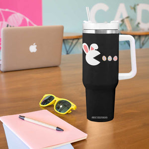 Funny Easter Tumbler With Handle Bunny Gamer Egg Hunter TS14 Print Your Wear