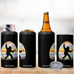 Funny Bigfot Easter 4 in 1 Can Cooler Tumbler Sasquatch Rock On Rabbit TS14 Print Your Wear