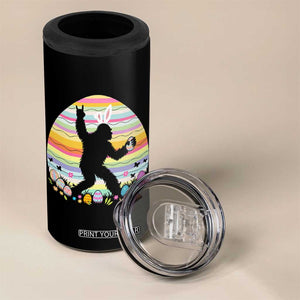 Funny Bigfot Easter 4 in 1 Can Cooler Tumbler Sasquatch Rock On Rabbit TS14 Print Your Wear