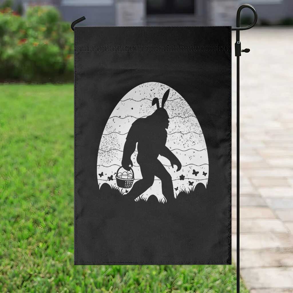 Funny Bigfot Easter Garden Flag Sasquatch Rabbit Night Stroll Moon Egg TS14 Print Your Wear