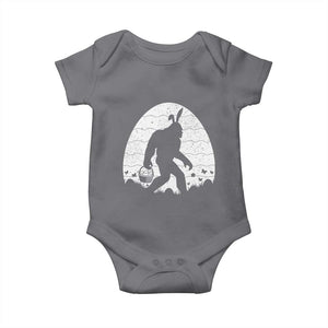 Funny Bigfot Easter Baby Onesie Sasquatch Rabbit Night Stroll Moon Egg TS14 Charcoal Print Your Wear