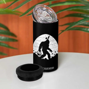 Funny Bigfot Easter 4 in 1 Can Cooler Tumbler Sasquatch Rabbit Night Stroll Moon Egg TS14 Print Your Wear