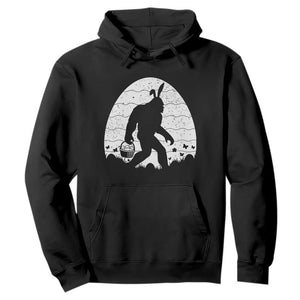 Funny Bigfot Easter Hoodie Sasquatch Rabbit Night Stroll Moon Egg TS14 Black Print Your Wear