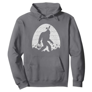 Funny Bigfot Easter Hoodie Sasquatch Rabbit Night Stroll Moon Egg TS14 Charcoal Print Your Wear