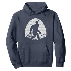 Funny Bigfot Easter Hoodie Sasquatch Rabbit Night Stroll Moon Egg TS14 Navy Print Your Wear