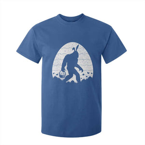Funny Bigfot Easter T Shirt For Kid Sasquatch Rabbit Night Stroll Moon Egg TS14 Royal Blue Print Your Wear