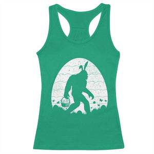 Funny Bigfot Easter Racerback Tank Top Sasquatch Rabbit Night Stroll Moon Egg TS14 Irish Green Print Your Wear
