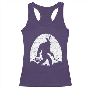 Funny Bigfot Easter Racerback Tank Top Sasquatch Rabbit Night Stroll Moon Egg TS14 Purple Print Your Wear