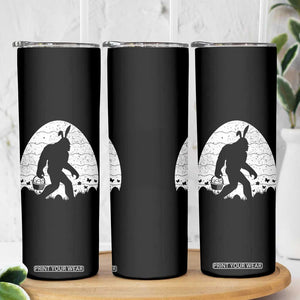 Funny Bigfot Easter Skinny Tumbler Sasquatch Rabbit Night Stroll Moon Egg TS14 Print Your Wear