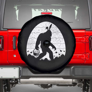 Funny Bigfot Easter Spare Tire Cover Sasquatch Rabbit Night Stroll Moon Egg TS14 Black Print Your Wear
