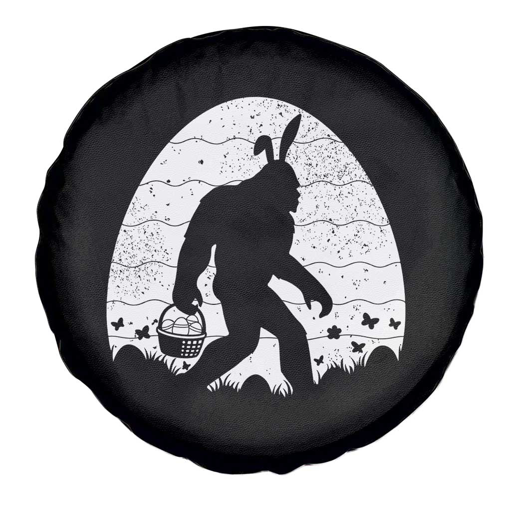Funny Bigfot Easter Spare Tire Cover Sasquatch Rabbit Night Stroll Moon Egg TS14 Print Your Wear
