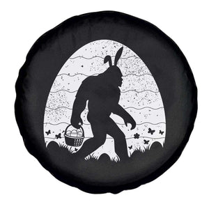 Funny Bigfot Easter Spare Tire Cover Sasquatch Rabbit Night Stroll Moon Egg TS14 Print Your Wear