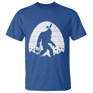 Funny Bigfot Easter T Shirt Sasquatch Rabbit Night Stroll Moon Egg TS14 Royal Blue Print Your Wear