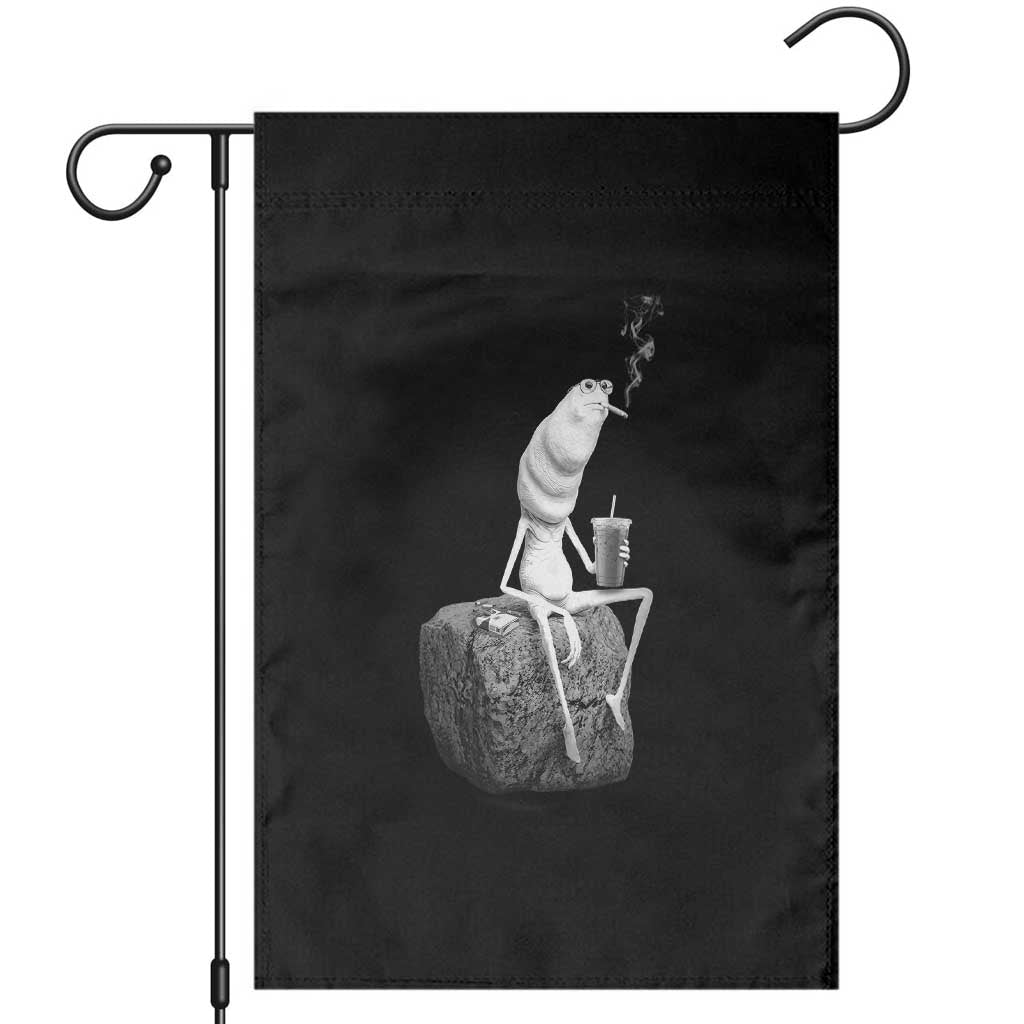 Marcus The Worm Diet Coke Garden Flag Funny Drinking and Smoking Meme TS14 Black Print Your Wear