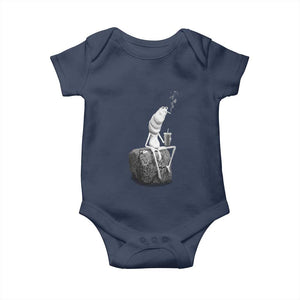 Marcus The Worm Diet Coke Baby Onesie Funny Drinking and Smoking Meme TS14 Navy Print Your Wear