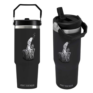 Marcus The Worm Diet Coke Flip Straw Tumbler Funny Drinking and Smoking Meme TS14 One Size: 30 oz Black Print Your Wear