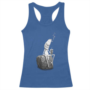 Marcus The Worm Diet Coke Racerback Tank Top Funny Drinking and Smoking Meme TS14 Royal Blue Print Your Wear