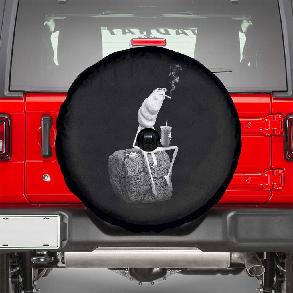Marcus The Worm Diet Coke Spare Tire Cover Funny Drinking and Smoking Meme TS14 Black Print Your Wear