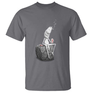 Marcus The Worm Diet Coke T Shirt Funny Drinking and Smoking Meme TS14 Charcoal Print Your Wear