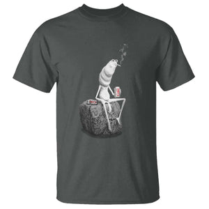 Marcus The Worm Diet Coke T Shirt Funny Drinking and Smoking Meme TS14 Dark Heather Print Your Wear