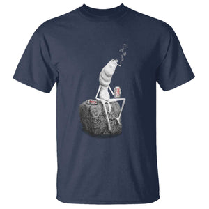 Marcus The Worm Diet Coke T Shirt Funny Drinking and Smoking Meme TS14 Navy Print Your Wear