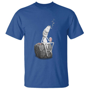 Marcus The Worm Diet Coke T Shirt Funny Drinking and Smoking Meme TS14 Royal Blue Print Your Wear