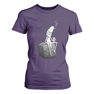 Marcus The Worm Diet Coke T Shirt For Women Funny Drinking and Smoking Meme TS14 Purple Print Your Wear