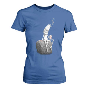 Marcus The Worm Diet Coke T Shirt For Women Funny Drinking and Smoking Meme TS14 Royal Blue Print Your Wear