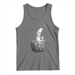 Marcus The Worm Diet Coke Tank Top Funny Drinking and Smoking Meme TS14 Deep Heather Print Your Wear