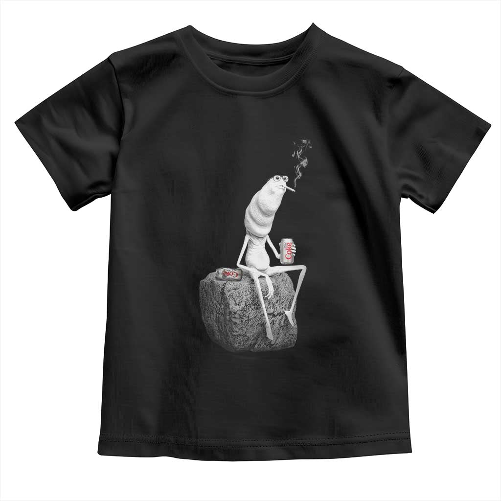 Marcus The Worm Diet Coke Toddler T Shirt Funny Drinking and Smoking Meme TS14 Black Print Your Wear