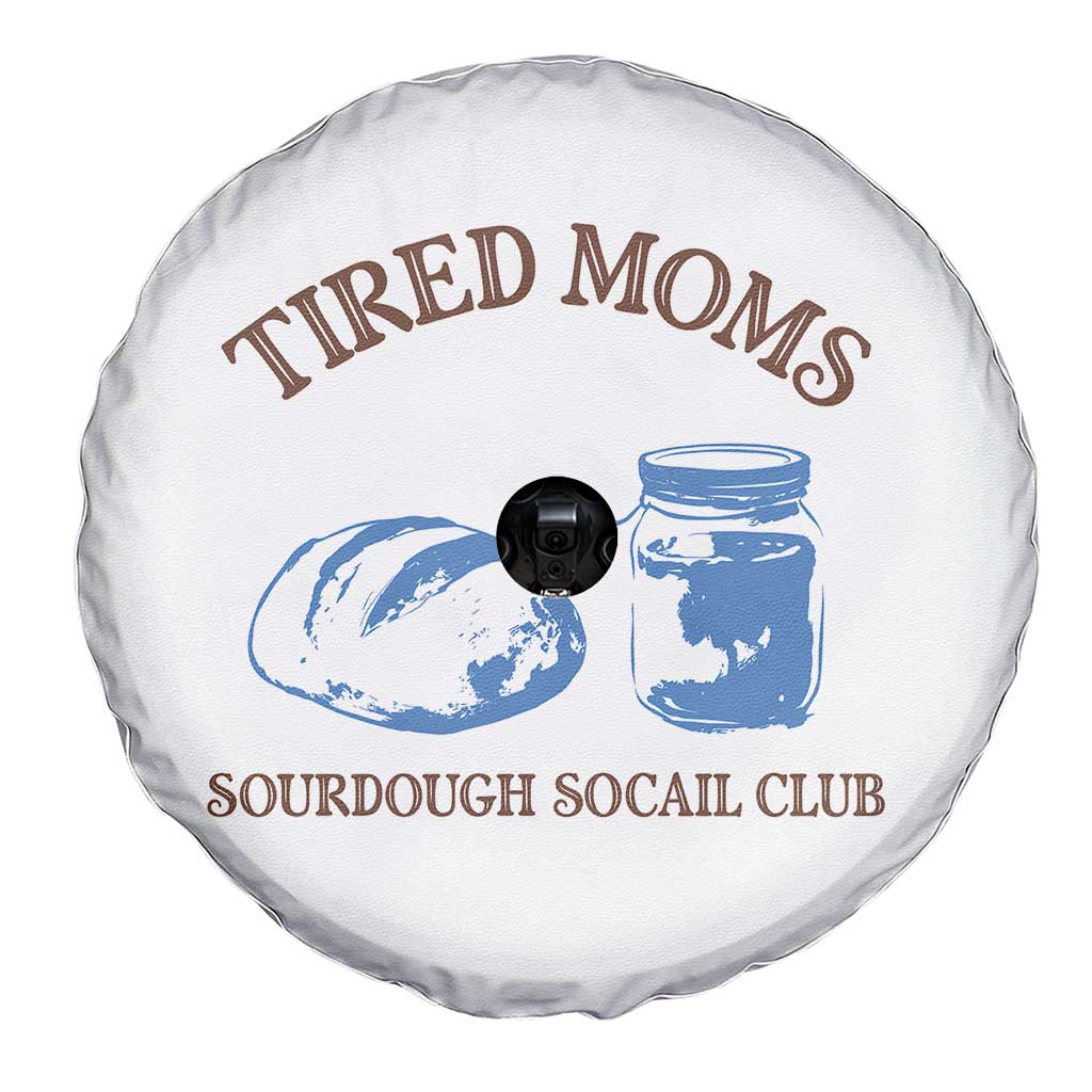 Tired Moms Sourdough Socail Club Spare Tire Cover Funny Baking Baker Humor TS14 Print Your Wear
