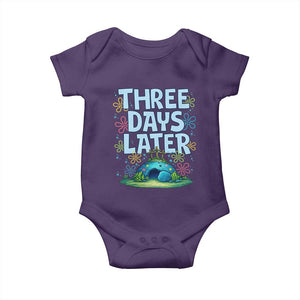 3 Days Later Baby Onesie Funny Easter Christian TS14 Purple Print Your Wear