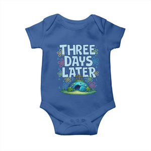 3 Days Later Baby Onesie Funny Easter Christian TS14 Royal Blue Print Your Wear