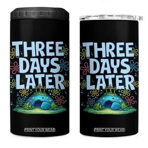 3 Days Later 4 in 1 Can Cooler Tumbler Funny Easter Christian TS14 One Size: 16 oz Black Print Your Wear