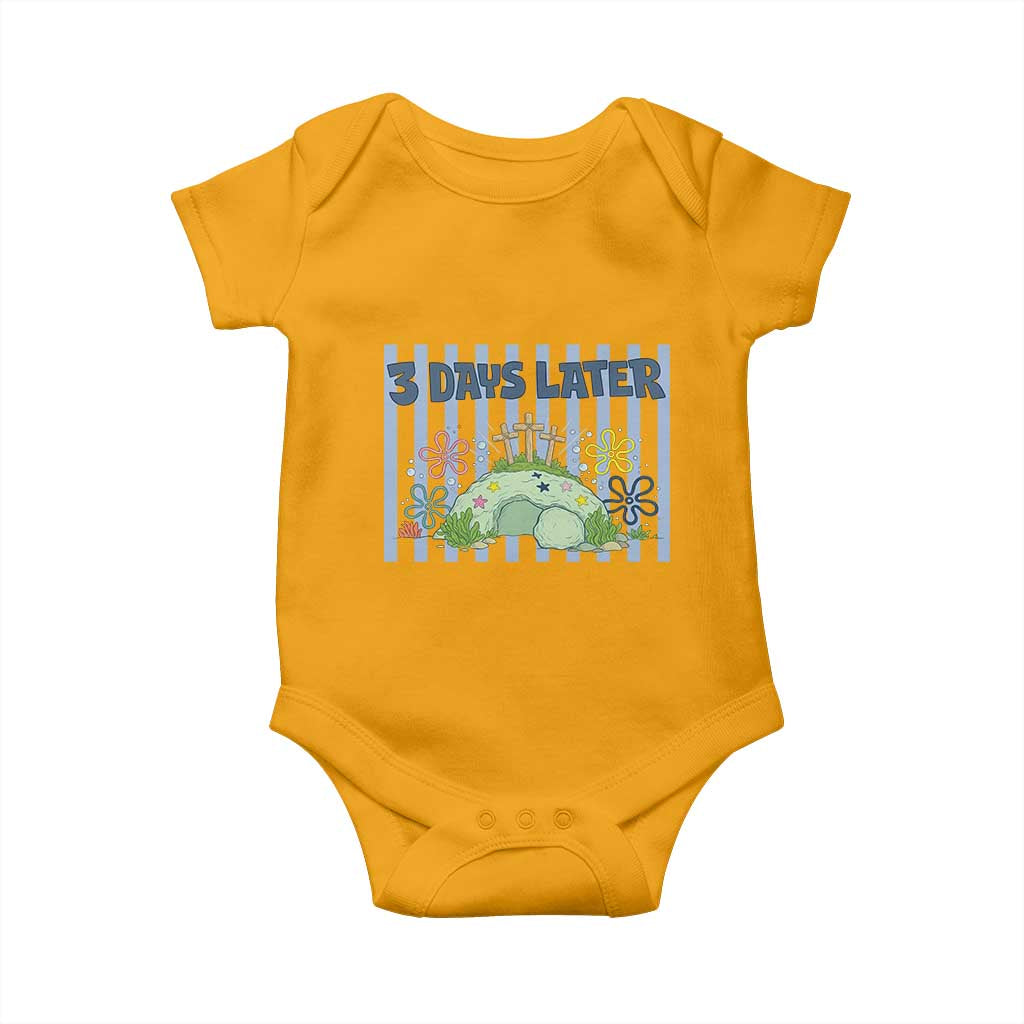 3 Days Later Baby Onesie Funny Easter Christian Faith Meme TS14 Gold Print Your Wear