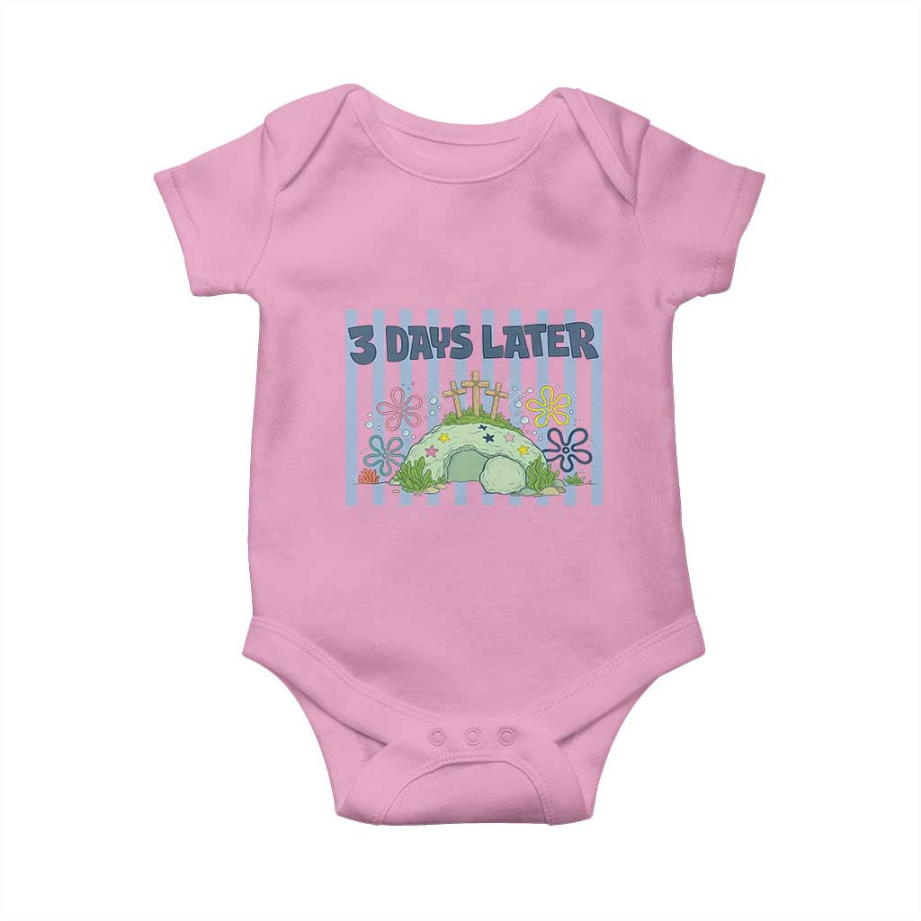 3 Days Later Baby Onesie Funny Easter Christian Faith Meme TS14 Light Pink Print Your Wear