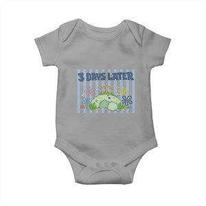3 Days Later Baby Onesie Funny Easter Christian Faith Meme TS14 Sport Gray Print Your Wear