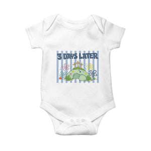3 Days Later Baby Onesie Funny Easter Christian Faith Meme TS14 White Print Your Wear
