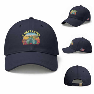 3 Days Later Christian Resurrection Baseball Cap Funny Easter Jesus Meme TS14 Baseball Cap Universal Fit Navy Print Your Wear