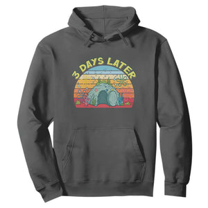 3 Days Later Christian Resurrection Hoodie Funny Easter Jesus Meme TS14 Dark Heather Print Your Wear