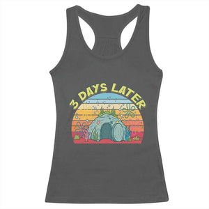 3 Days Later Christian Resurrection Racerback Tank Top Funny Easter Jesus Meme TS14 Dark Heather Print Your Wear