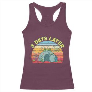 3 Days Later Christian Resurrection Racerback Tank Top Funny Easter Jesus Meme TS14 Maroon Print Your Wear