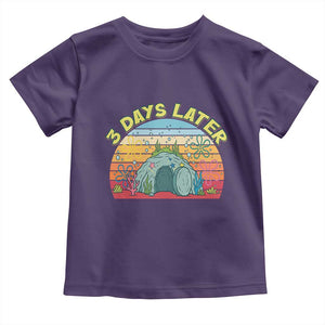 3 Days Later Christian Resurrection Toddler T Shirt Funny Easter Jesus Meme TS14 Purple Print Your Wear