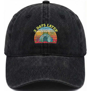 3 Days Later Christian Resurrection Washed Cotton Baseball Cap Funny Easter Jesus Meme TS14 Print Your Wear