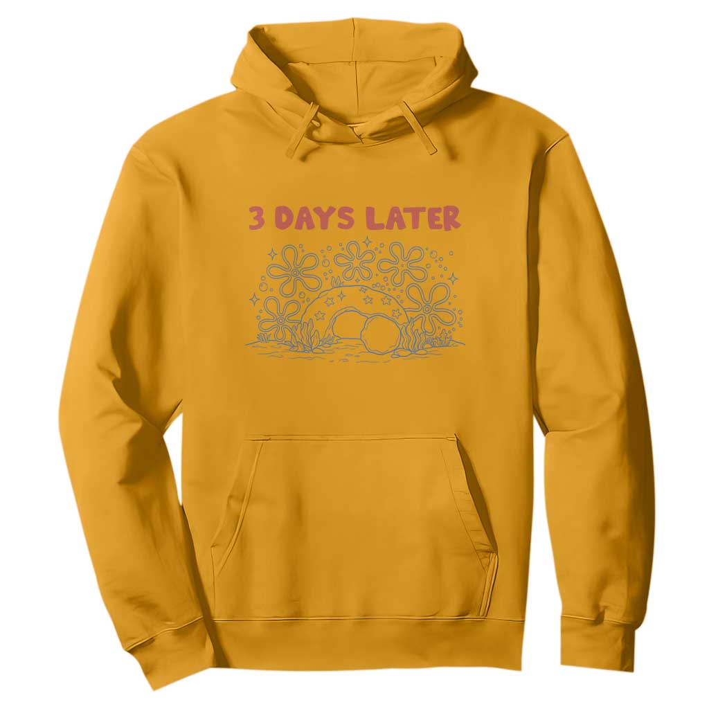 3 Days Later Hoodie Funny Easter Jesus Christian Meme TS14 Gold Print Your Wear