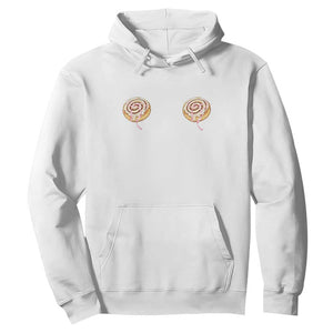 Funny Cinnamon Roll Hoodie Double Bakery Meme TS14 White Print Your Wear