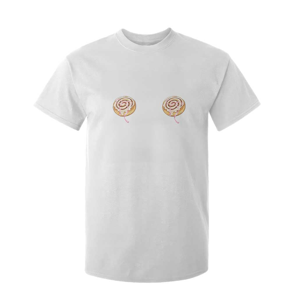 Funny Cinnamon Roll T Shirt For Kid Double Bakery Meme TS14 White Print Your Wear