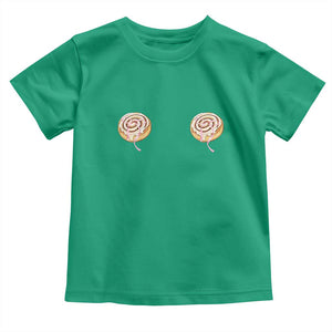 Funny Cinnamon Roll Toddler T Shirt Double Bakery Meme TS14 Irish Green Print Your Wear