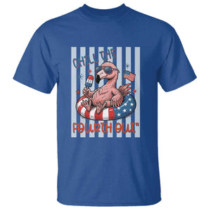 Chill The Fourth Out T Shirt Flamerica Flamingo 4th Of July